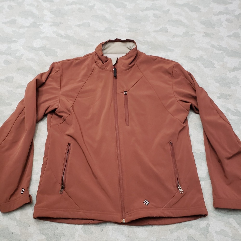 Outdoor Products Jacket Women XL Red Zip Pockets Outdoors Softshell Hiking Trail